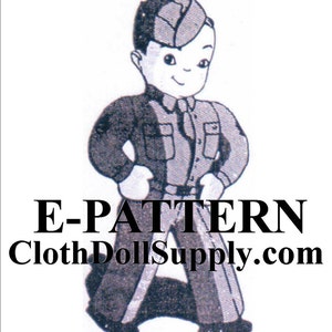 E-Pattern – Soldier Doll Sewing Pattern #EP VP944