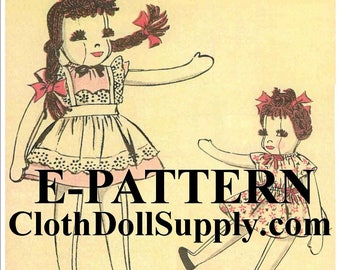 E-Pattern – Hollywood 21" Rag Doll Sewing Pattern #EP 1687