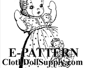 E-Pattern – Topsy Turvy Doll Sewing Pattern #EP 807