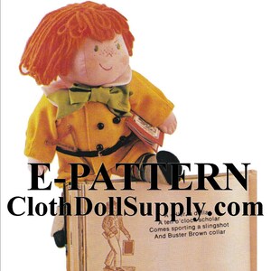 E-Pattern – Patron de couture Ten O Clock Scholar Boy Doll #EP 68
