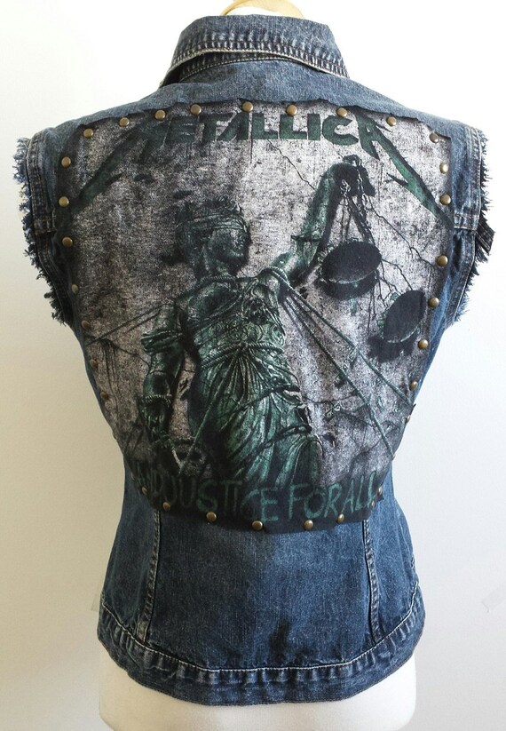 justice denim vest