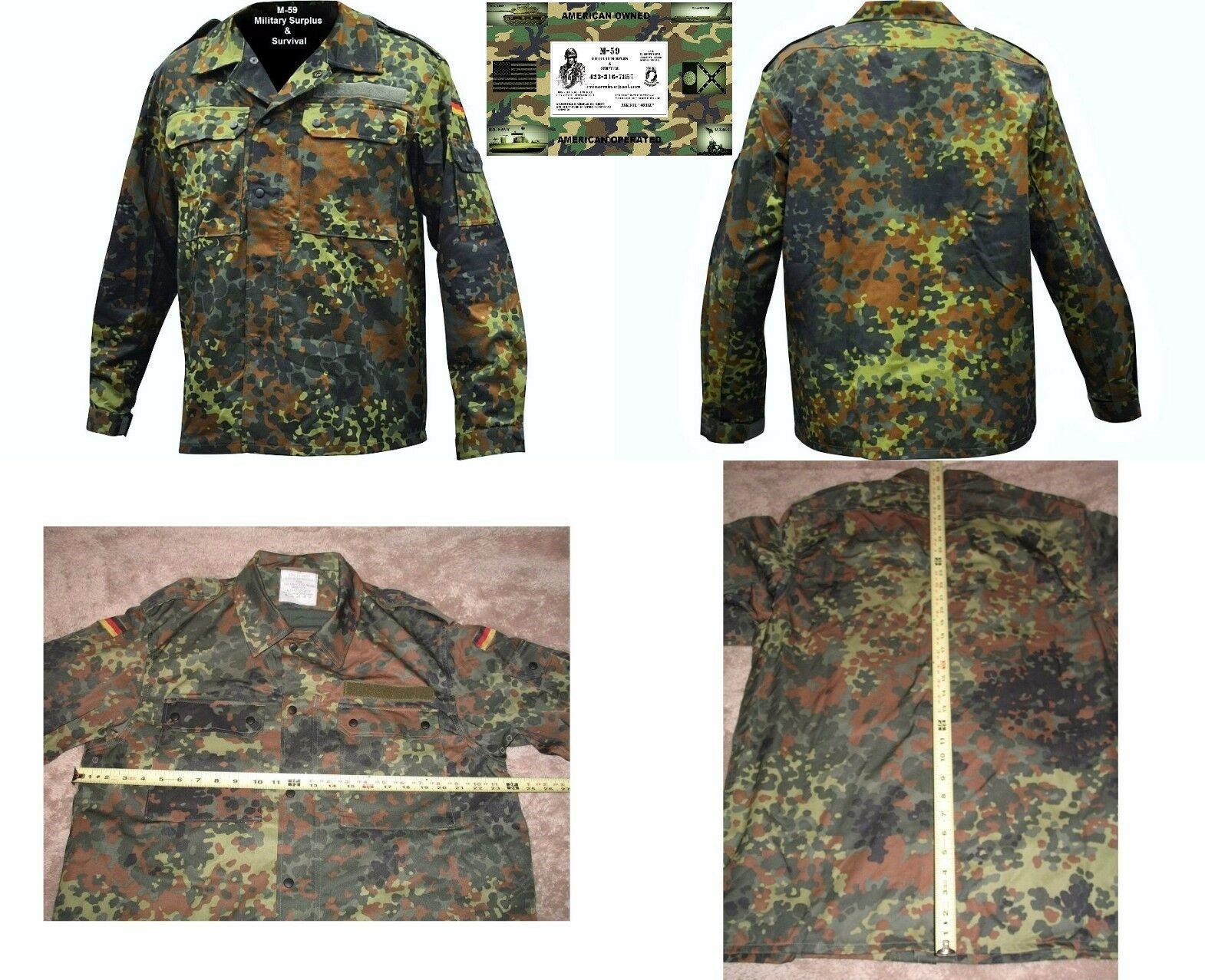 NEW German Flecktarn Camo Bundeswehr 