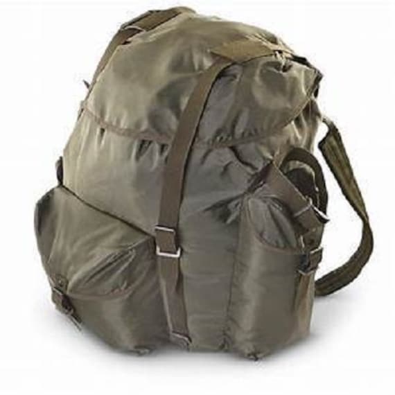 Austrian Military Surplus 45L BackPack O.D. New Old S… Gem