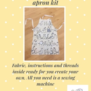 Sew your own apron kit (video instructions can be included)