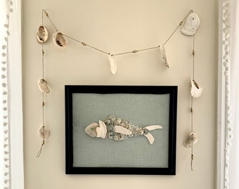 Beaded Oyster Shell Garland