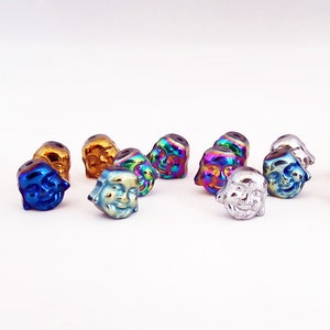 E3 - Hematite Beads Buddha Blue Silver Golden Bronze Meditation Yoga Zen Buddha Hematite Beads Silver Blue Gold mixed colors Chakra
