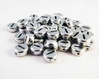 Lot De 40 Perles En Verre De Corée - Diamètre 6 Mm - Pour Création De Bijoux