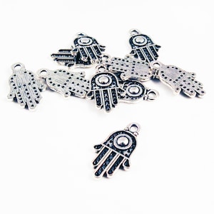 BCP122 - 3 Modelle Charms Hand Fatima Chance Gesundheitsschutz Silber / 3 Stile Silber Fatma Hand Symbol Anhänger Schutz Gesundheit Glück