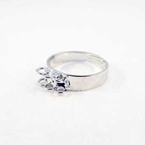 SB09 - Support Ring 6 17,5 mm Lochdurchmesser Silber Mat