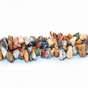 PD09 - 3 Color Choices Nugget Beads Glass Irregular Seashell Dalmatian Brown White / 3 Choices Vintage Nugget SeaShell Glass Beads