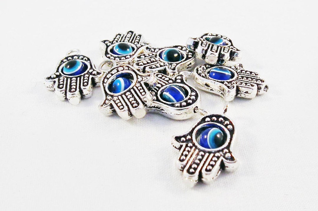 WANM 10 Ciondoli Sci In Stile Antico, Colore Argento, 17x19 Mm, Per Creazione Gioielli Fai Da Te, In Lega Metallica