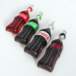 BR12 - Coca Cola Soda Soft Drinks Mc Donalds Style Bottles Pendant Charm