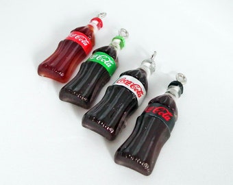 BR12 - Coca Cola Soda Soft Drinks Mc Donalds Style Bottles Pendant Charm