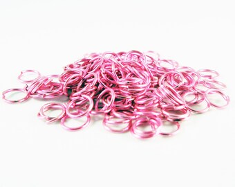 FC86 - Open Junction Rings in Pink Electric Bombon Color Iron