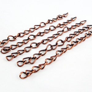 CEG03 - Bronze or Gold or Red Copper Extender Chains