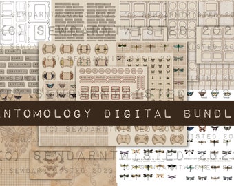 Entomologie Junk Journal Digital Bundle