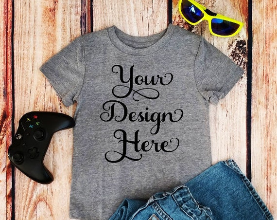 Mockup * T-Shirt * Shirt * Gray * Kids Mockup * T-Shirt * Shirt * Gray * Kids