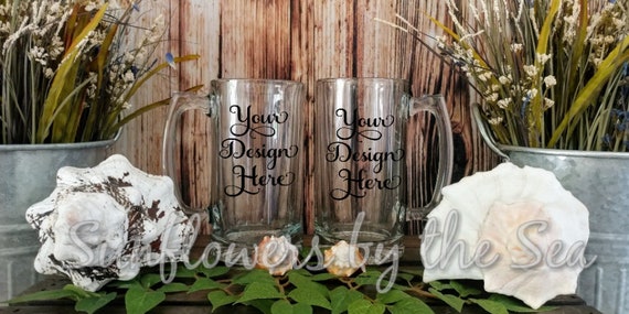 Mockup * Beer Mug * Seashells * Nautical *
