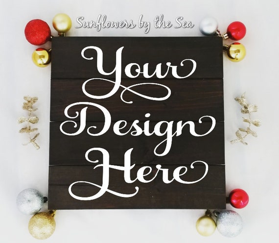 Mockup * Pallet Sign * Wood Sign * Christmas Mockup * Pallet Sign * Wood Sign * Christmas