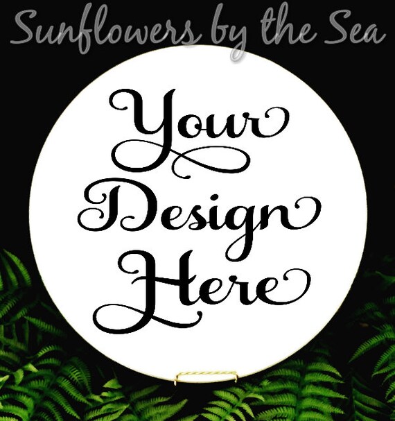 Mockup * Wooden Sign * Round * Serving Tray