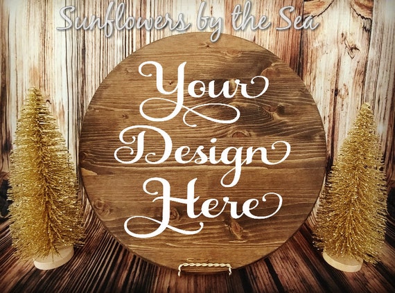 Download Mockup Wooden Round Wood Circle Serving Web Template Mockup Psd Free Download
