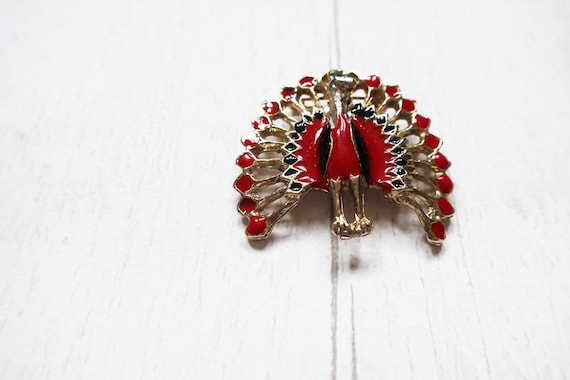 enamel brooch