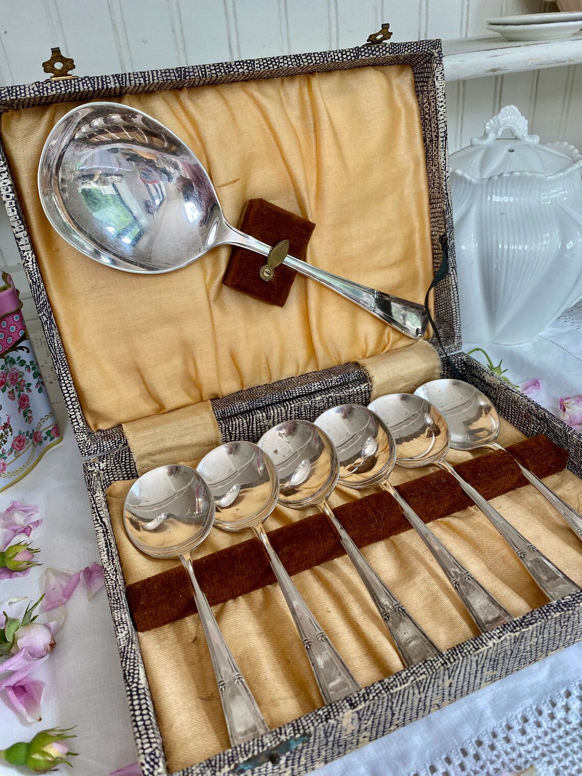 Elegant Vintage EPNS Flatware Set in Original Presentation Etsy