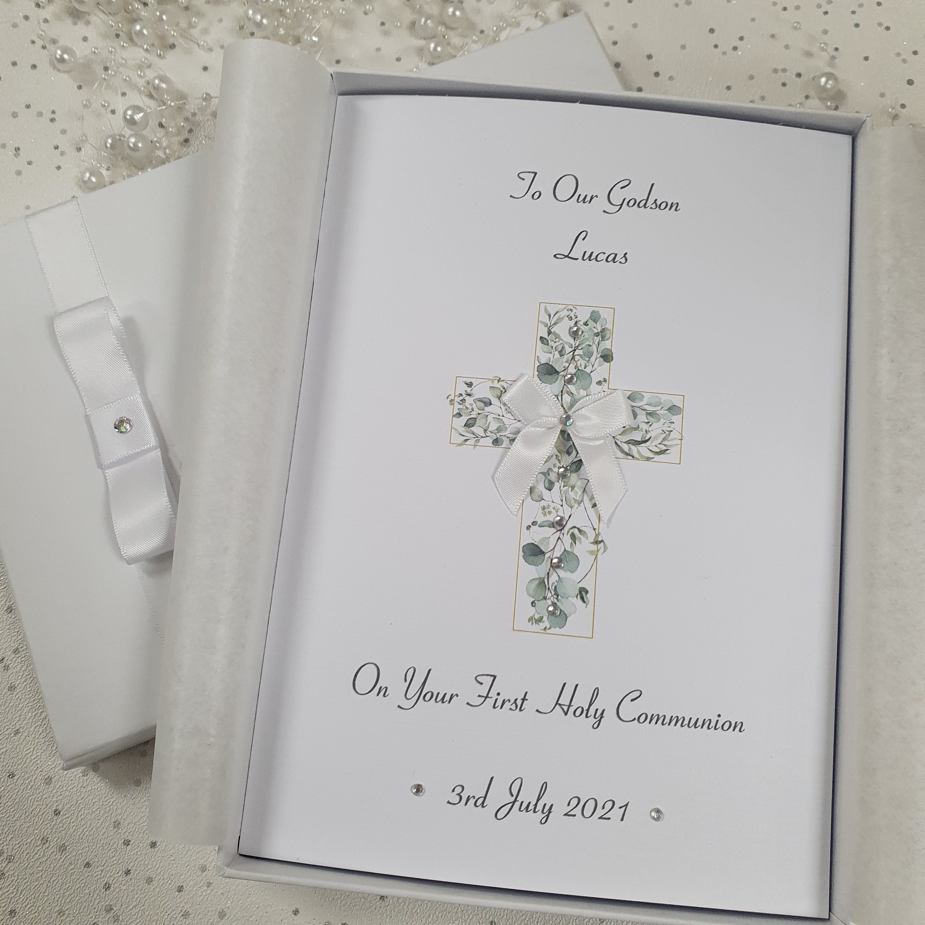 Luxury Christening Baptism First Holly Communion Confirmation Etsy UK