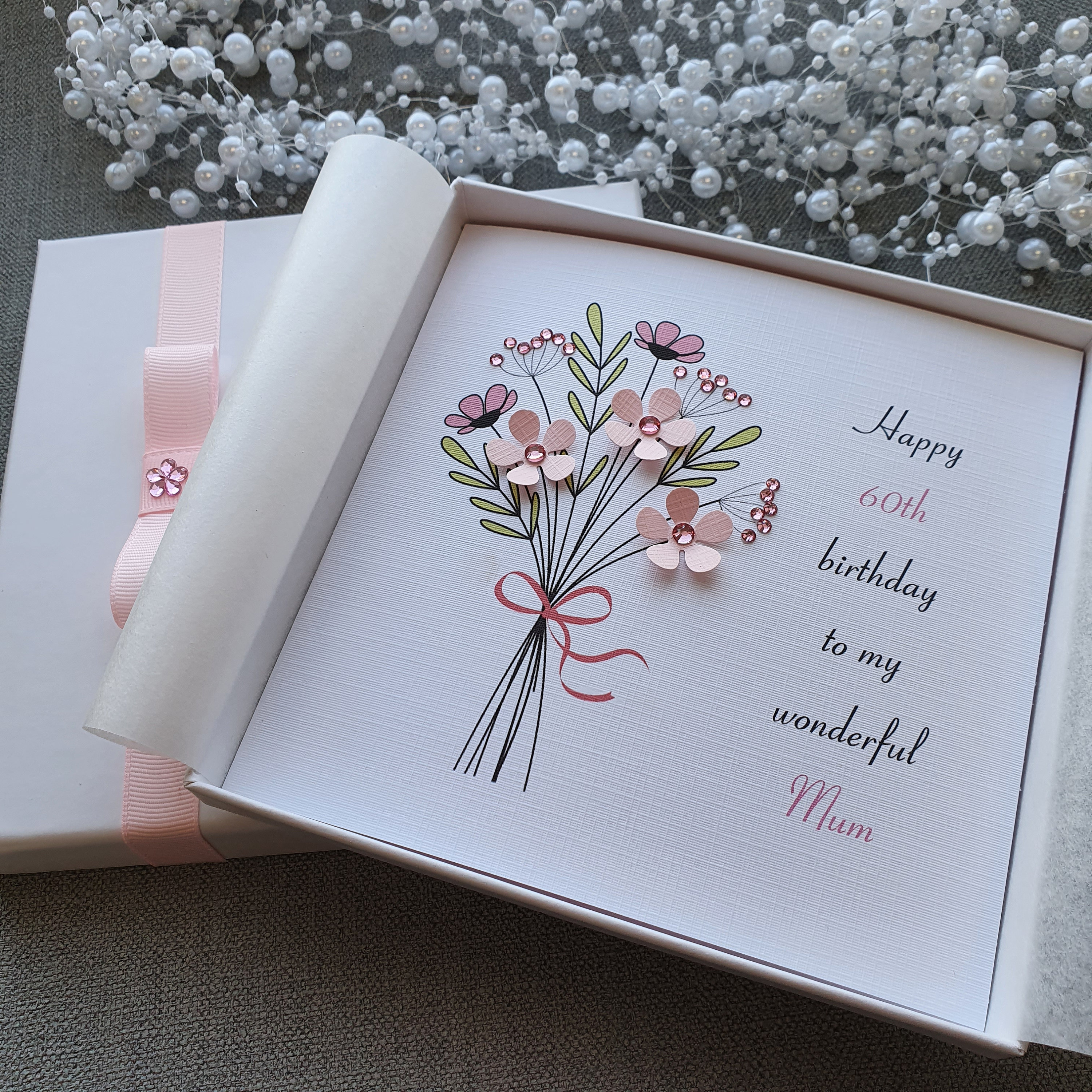 Personalised Handmade Meres Jour Mum Carte D Anniversaire 40 Th 50 Th 60th Avec Boite Maison Fetes Occasions Speciales Personalised Handmade Meres Jour Mum Carte D Anniversaire 40 Th 50 Th 60th Avec Boite Maison Fetes Occasions Speciales