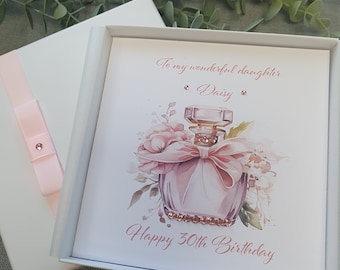Personalised Birthday Card Handmade 20th 21st 30th 40th 50th 60th 70th 80th 90th Grandmother Wife Sister Aunt Daughter Mother Mum Nan Mummy