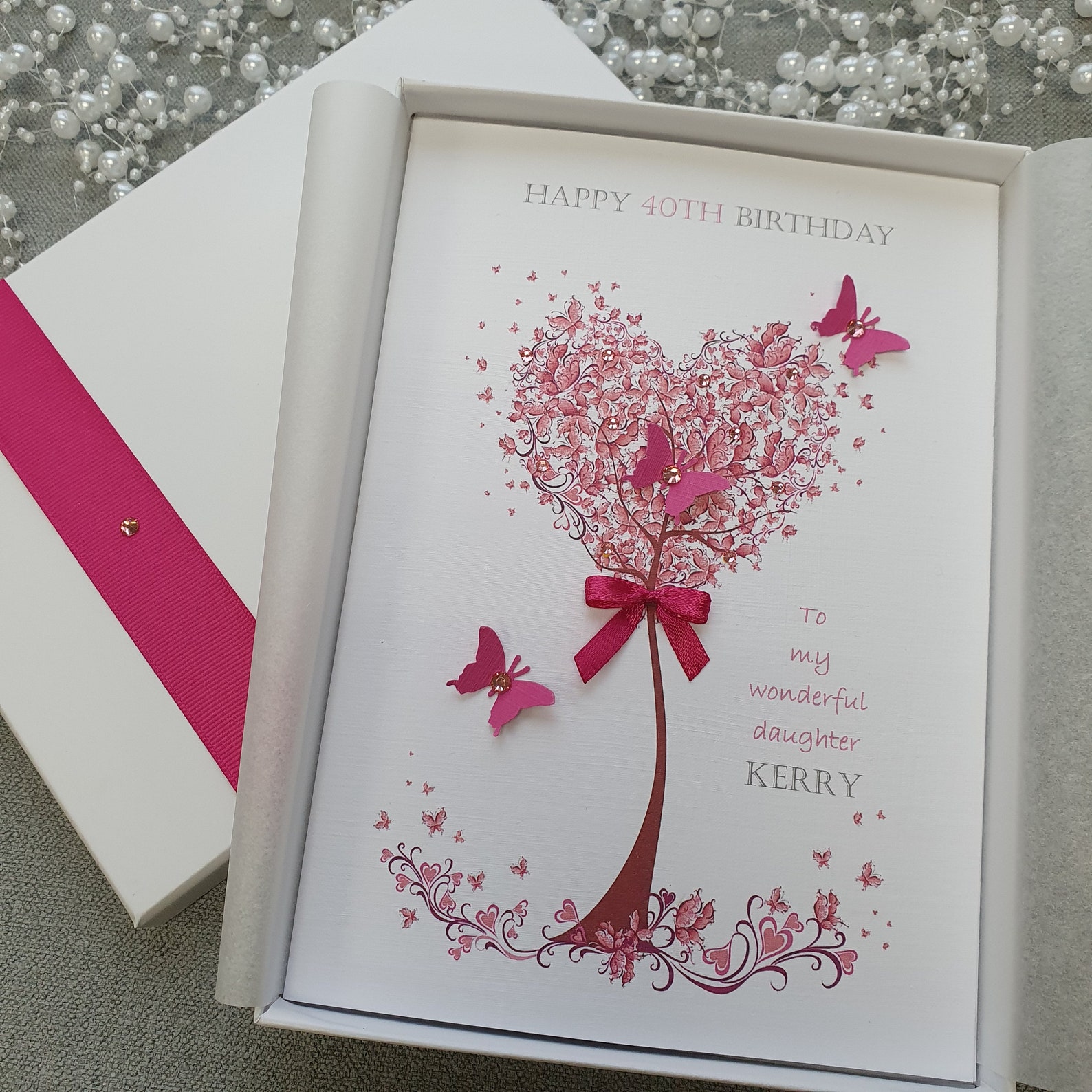 Luxury Birthday Card Handmade Personalised 16th 18th 20th 21st 30th ...