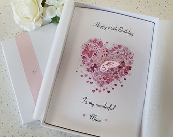Personalized Handmade Birthday Card With Luxury Gift Box