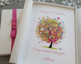 Luxury Birthday Card Handmade Personalised 16th 18th 20th 21st 30th 40th 50th 60th 70th 80th 90th Mother Daughter Granddaughter Sister Wife