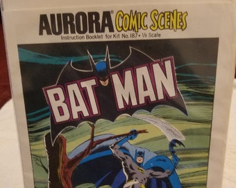 Vintage Batman Aurora Comic 1974