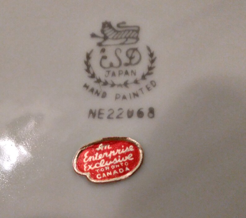 Vintage ESD Japan Hand Painted Ottawa Collector Plate Etsy