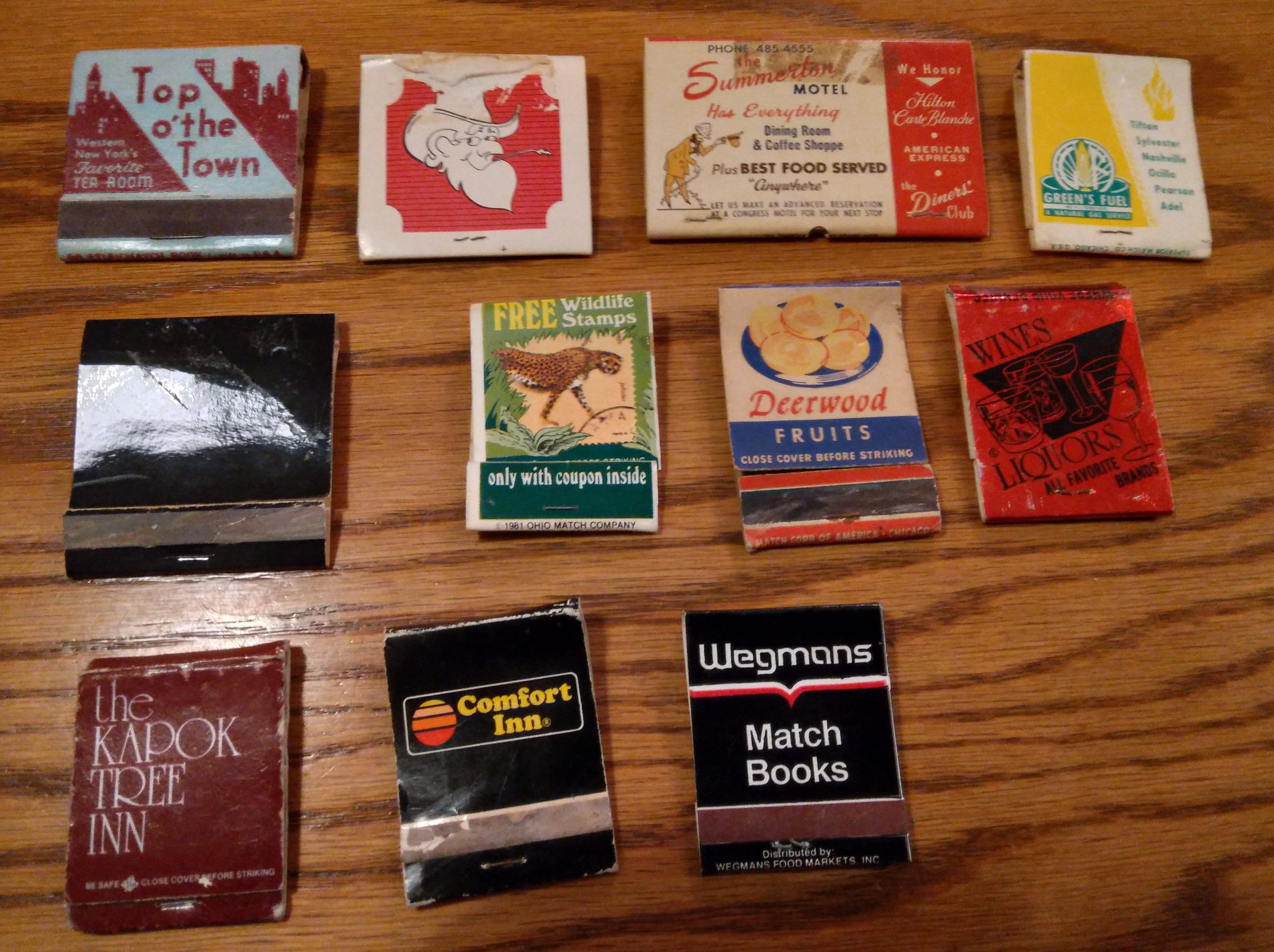 Vintage Matchbook Lot Summerton Motel Hungry Farmer Top ...