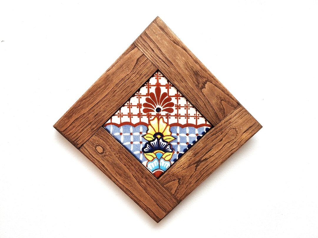 Mexican Tile Wall Art Etsy
