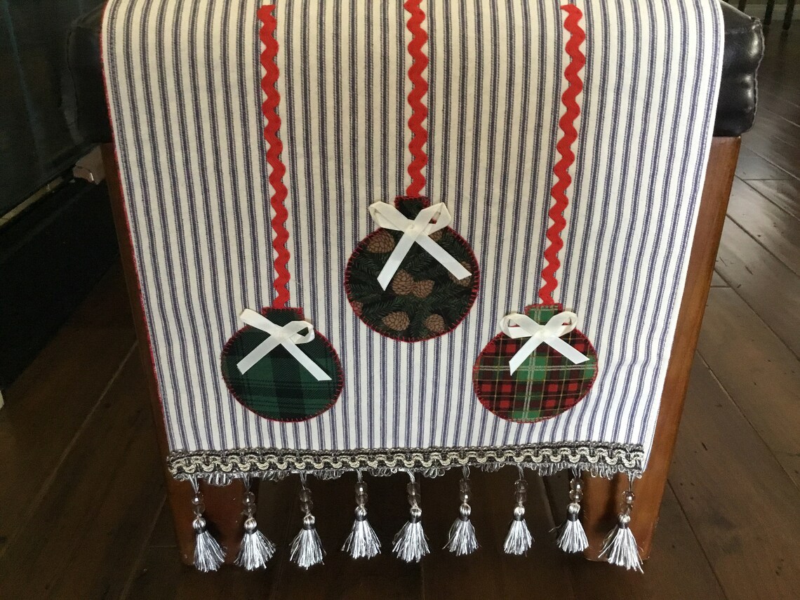 Table Runner Christmas Ornaments  Etsy