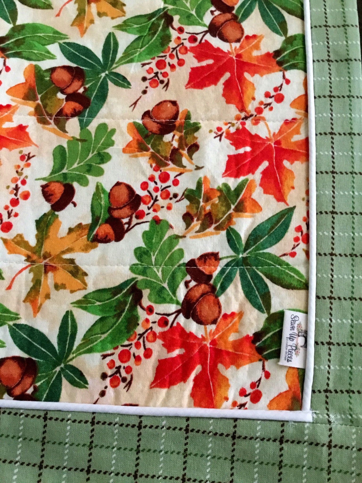 Table Runner Fall theme 70 long. Etsy