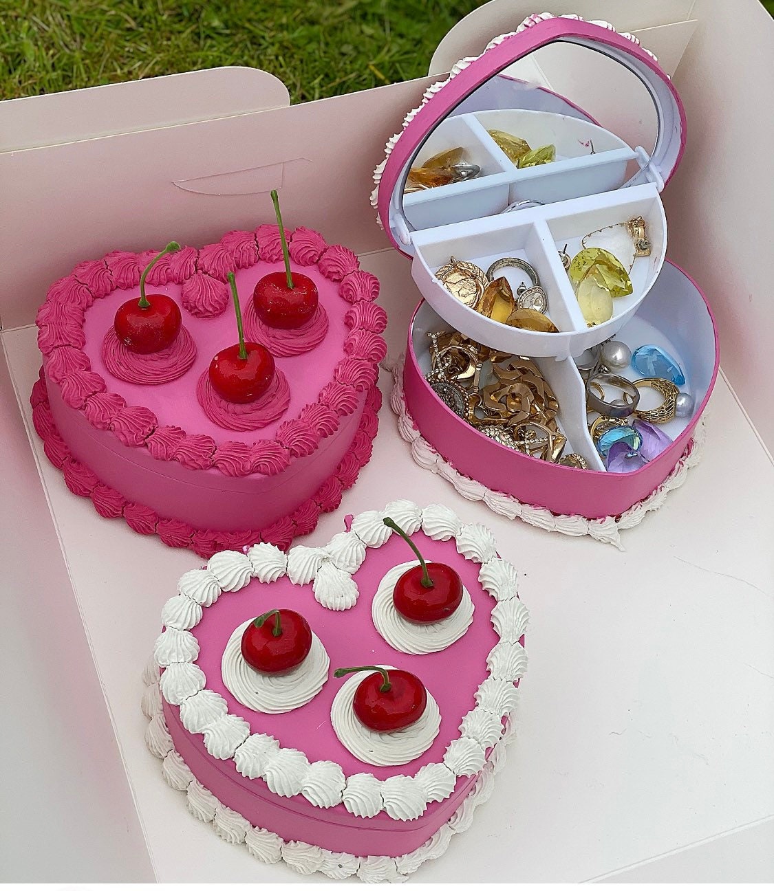 making fake cakes! 🎂🧸 diy decorative boxes 