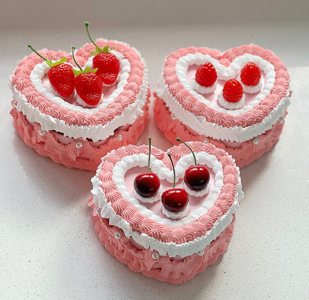 Vintage Fruit Fake Cake Jewellery Boxes Etsy