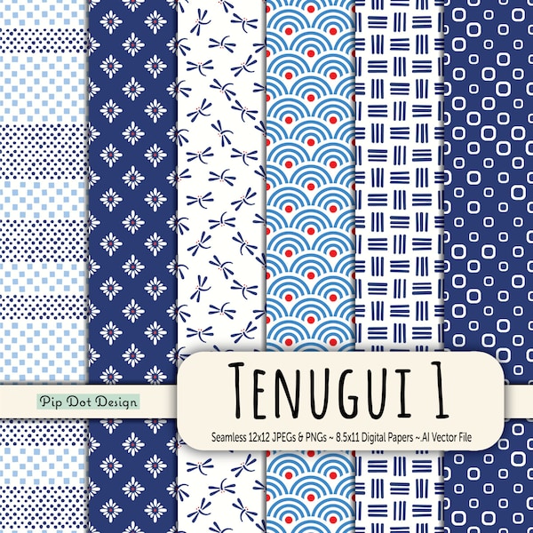 Tenugui Design Simple Tenugui - Etsy