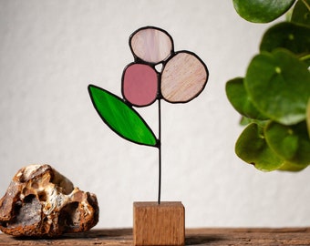 Stained Glass Flower | Everlasting Bloom | Glass ornament