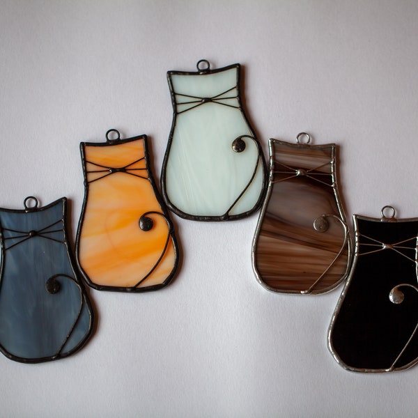 Stained Glass Cat SunCATcher