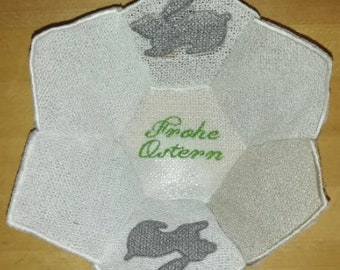 Embroidery file ITH Lace Bowl Easter