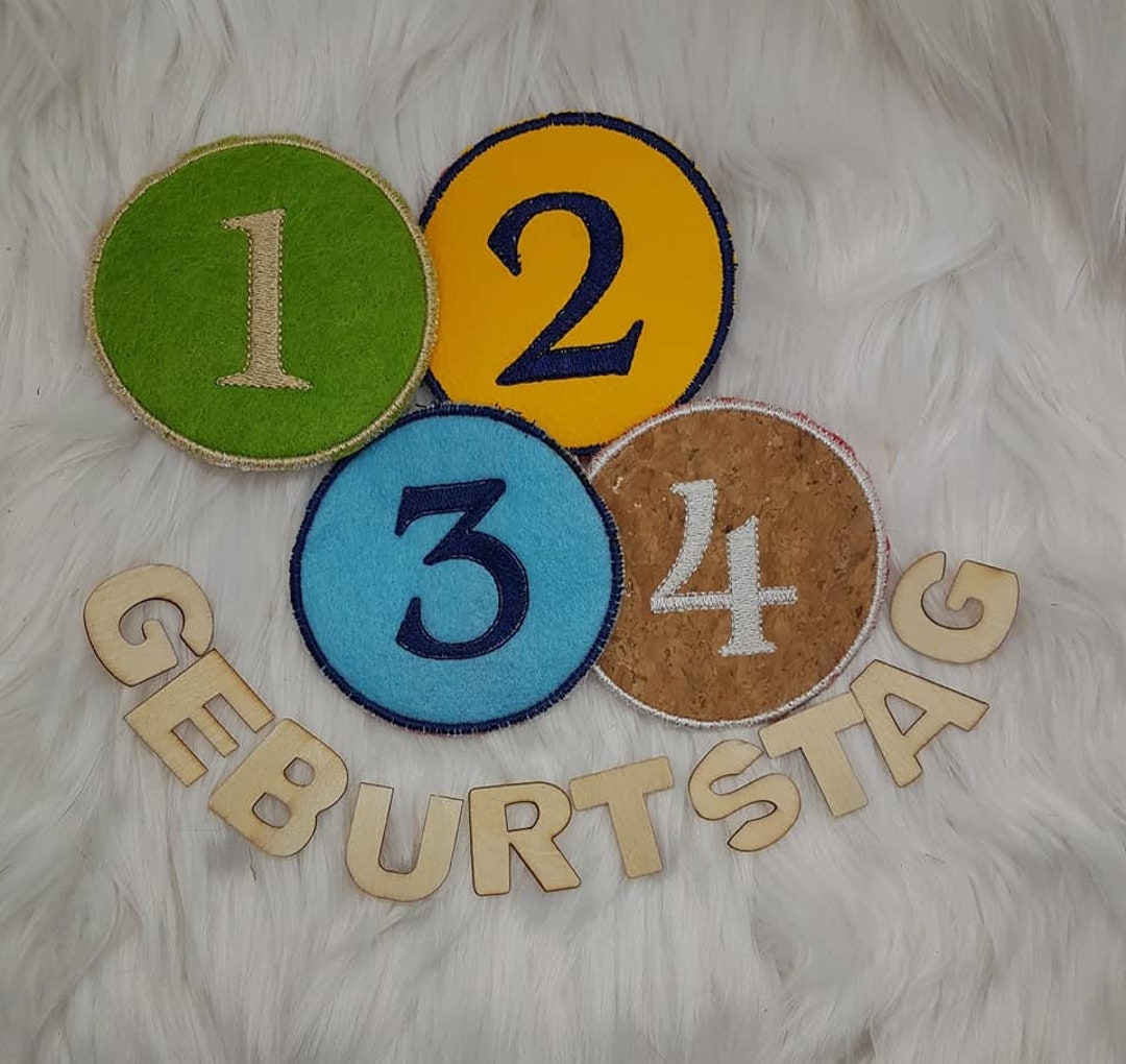 Msdpr File Number Embroidery File Patches Numbers Button - Etsy UK