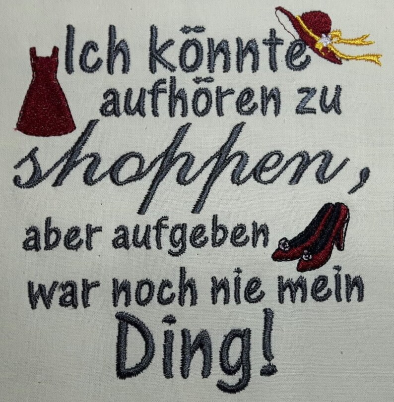 Stickdatei lustige Sprüche 2 Etsy.de