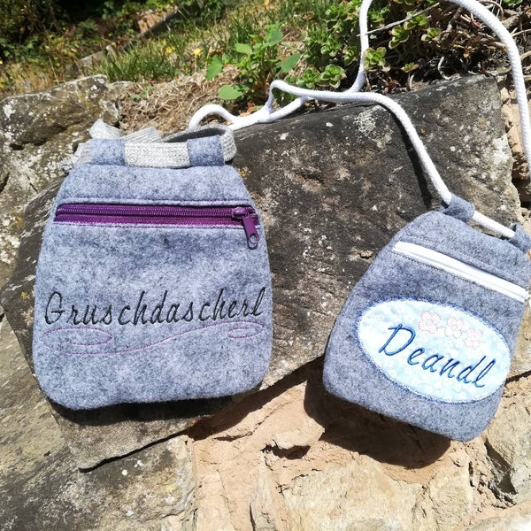 Stickdatei ITH Dirndl Tasche / kleine Tasche