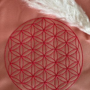 Embroidery file full embroidery flower of life 15 cm image 3