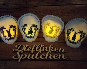 Stickdatei ITH LED Cover Hase filigran